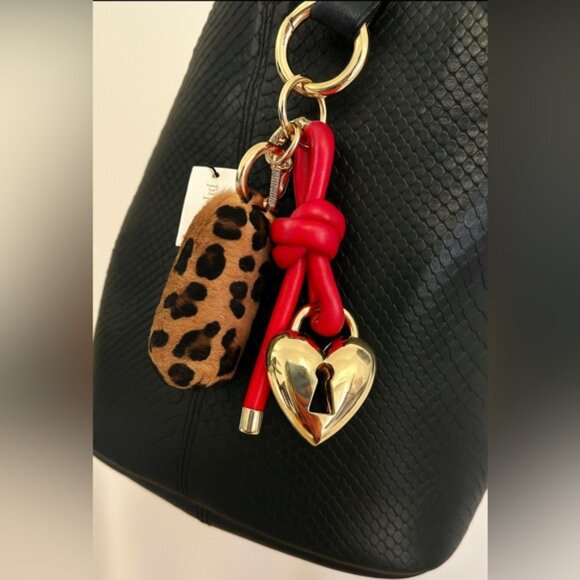 Piper K Gorgeous Leopard Mini Coin Purse Handbag Charm - Picture 3 of 3